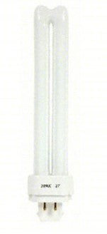 F13DBX/835/ECO4P, GE LAMPS Compact Fluorescent Bulb: 4-Pin (G24q-1), T4, Fluorescent, 3500K, 900 lm Light Output